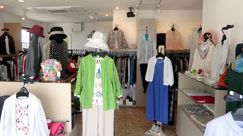 店内ディスプレイの写真